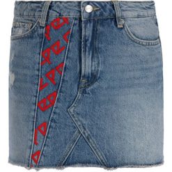 Spódnica jeansowa Pepe Jeans PL900819. Niebieskie spódniczki damskie Pepe Jeans, m, bez wzorów, z bawełny. W wyprzedaży za 179,00 zł.
