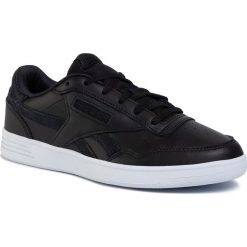 Buty Reebok - Techque T Lx DV6701 Black. Czarne półbuty damskie Reebok, bez wzorów, ze skóry, bez obcasa, na płaskiej podeszwie, bez zapięcia. Za 249,99 zł.