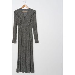 Wiskozowa sukienka maxi - Wielobarwny. Sukienki damskie House, s, bez wzorów, z wiskozy, bez kołnierzyka, bez rękawów, maxi. Za 129,99 zł.