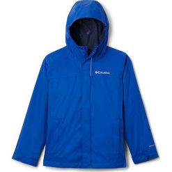 COLUMBIA kurtka wodoodporna chłopięca Watertight 128 niebieska. Niebieskie kurtki chłopięce Columbia, bez wzorów, sportowe, bez kaptura. Za 239,00 zł.