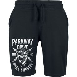 Parkway Drive Logo Krótkie spodenki czarny. Czarne bermudy męskie Parkway Drive, z nadrukiem. Za 144,90 zł.