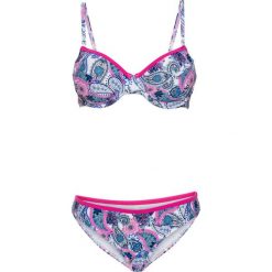 Bez Kategorii: Bikini na fiszbinach (2 części) bonprix niebiesko-różowy