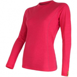 Sensor Koszulka Termoaktywna Z Długim Rękawem Merino Wool Active W Magenta L. Różowe topy sportowe damskie marki Sensor, l, z wełny, z długim rękawem, outdoorowe. W wyprzedaży za 189,00 zł.