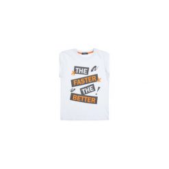 T-shirt chłopięcy. Szare t-shirty chłopięce TXM, z nadrukiem, z bawełny, z krótkim rękawem. Za 12,99 zł.
