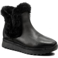 Buty zimowe damskie: Sztyblety KARINO – 2282/076-F Czarny/Lico