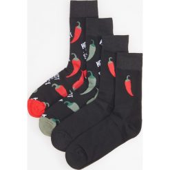 Skarpetki 2 pack - Czarny. Czarne skarpetki męskie Reserved, bez wzorów. Za 24,99 zł.