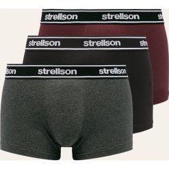 Strellson - Bokserki (3-pack). Szare bokserki męskie Strellson, bez wzorów, z elastanu. W wyprzedaży za 139,90 zł.