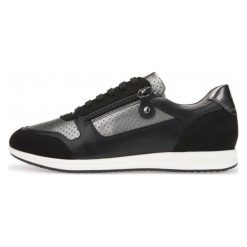 Geox Tenisówki Damskie Avery 36 Czarne. Czarne tenisówki damskie Geox, z materiału. W wyprzedaży za 279,00 zł.