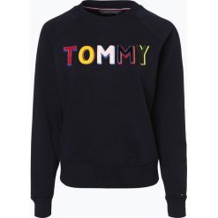 Tommy Hilfiger - Damska bluza nierozpinana – Francesca, niebieski. Niebieskie bluzy damskie TOMMY HILFIGER, s, z lakierowanej skóry. Za 379,95 zł.