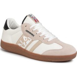 Sneakersy NAPAPIJRI - Court NP0A4E Bright White 002. Brązowe sneakersy męskie Napapijri, na co dzień, bez wzorów, z zamszu, eleganckie, bez zapięcia. Za 379,00 zł.