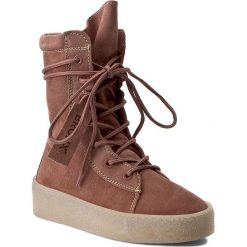 Botki BRONX - 46961-A BX 1418 Dusty Pink 1697. Czerwone botki damskie skórzane marki Bronx. W wyprzedaży za 269,00 zł.