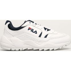 Fila - Buty Overtake. Białe sneakersy męskie Fila, z okrągłym noskiem, na sznurówki. Za 339,90 zł.