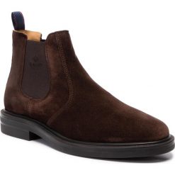 Sztyblety GANT - Fargo 19653899 Dark Brown G46. Pomarańczowe sztyblety męskie GANT, ze skóry, bez zapięcia. W wyprzedaży za 349,00 zł.