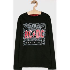 Blukids - Longsleeve dziecięcy 140-170 cm. Czarne t-shirty chłopięce Blukids, z nadrukiem, z bawełny, z długim rękawem. W wyprzedaży za 39,90 zł.