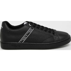 Trussardi Jeans - Buty. Czarne buty sportowe męskie Trussardi Jeans, z jeansu, na sznurówki. Za 469,90 zł.