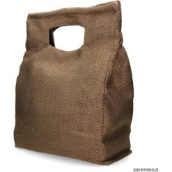 Torebka Brown Sugar. Brązowe torebki klasyczne damskie Pakamera, bez wzorów, z tkaniny, duże, bez dodatków. Za 279,00 zł.