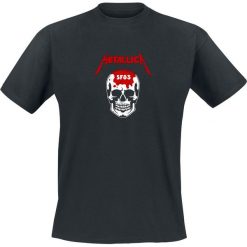 Metallica Kill 'Em All - Skull T-Shirt czarny. Czarne t-shirty męskie marki Metallica, l, z nadrukiem, z okrągłym kołnierzem. Za 74,90 zł.