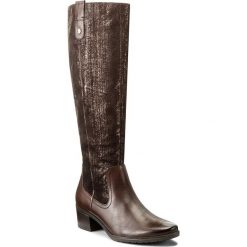Buty zimowe damskie: Kozaki CAPRICE – 9-25518-29 Dk Brn Met.Com 347