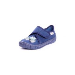 Superfit Boys Kapcie Bill ocean - niebieski - Gr.Moda (2 - 6 lat). Niebieskie buciki niemowlęce marki Superfit, z bawełny. Za 99,00 zł.