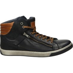 Botki męskie - 607 BLUE-BRAN. Niebieskie botki męskie marki Venezia, ze skóry. Za 239,00 zł.
