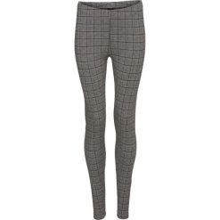 Legginsy w kratę bonprix czarno-biały w kratę. Czarne legginsy marki bonprix. Za 69,99 zł.