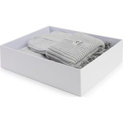 Zestaw Szalik i Czapka UGG - W Knit Cuff Hat And Scarf Set 18875 Lgry. Szare szaliki damskie Ugg, bez wzorów, z wełny. W wyprzedaży za 309,00 zł.
