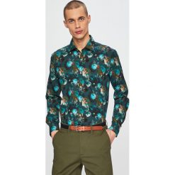 Pierre Cardin - Koszula. Szare koszule męskie marki Pierre Cardin, z bawełny, klasyczne, z klasycznym kołnierzykiem, z długim rękawem. Za 429,90 zł.