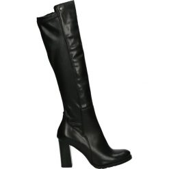 Kozaki - 7143 NERO J18. Czarne buty zimowe damskie Venezia, ze skóry. Za 549,00 zł.