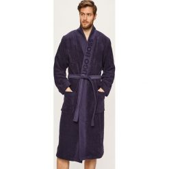 Hugo Boss - Szlafrok. Niebieskie szlafroki męskie s, z bawełny. Za 749,90 zł.