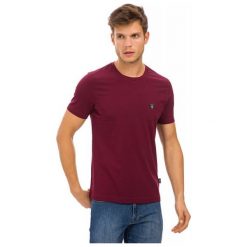 Galvanni T-Shirt Męski Wawe L Burgund. Czerwone t-shirty męskie marki GALVANNI, m, bez wzorów, bez kołnierzyka. Za 109,00 zł.