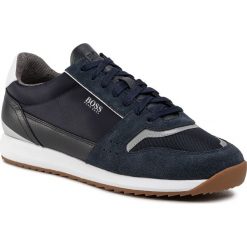 Sneakersy BOSS - Sonic 50428381 10214574 01 Dark Blue 401. Niebieskie sneakersy męskie Boss, na co dzień, bez wzorów, z zamszu, klasyczne, bez zapięcia. Za 849,00 zł.