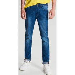 Jeansy skinny - Granatowy. Jeansy męskie Cropp. Za 89,99 zł.