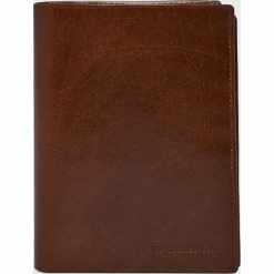VIP COLLECTION - Portfel skórzany Milano. Brązowe portfele męskie marki VIP COLLECTION, z materiału. Za 259,90 zł.