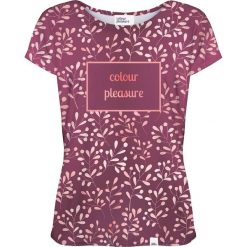 Colour Pleasure Koszulka damska CP-034 253 fioletowa r. XL/XXL. Fioletowe bluzki damskie marki Colour pleasure, xl. Za 70,35 zł.