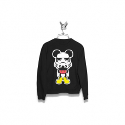 Bluza Myszka Micky Trooper Damska. Czarne bluzy damskie Failfake, m, bez wzorów, bez rękawów, bez kaptura. Za 160,00 zł.