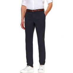 Spodnie długie męskie slim, chino. Spodnie męskie Top Secret, s, w paski, eleganckie, długie. Za 129,99 zł.