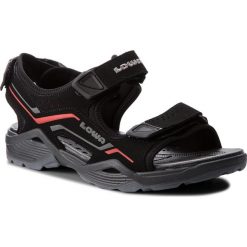 Sandały męskie skórzane: Sandały LOWA - Duralto Trail 410380 Black/Red 9901