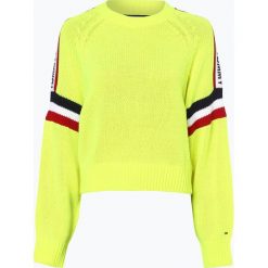 Tommy Jeans - Sweter damski, żółty. Żółte swetry klasyczne damskie Tommy Jeans, m, z jeansu. Za 539,95 zł.