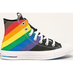 Converse - Trampki. Trampki i tenisówki damskie Converse, bez wzorów, z gumy, na sznurówki. Za 339,90 zł.