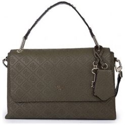Guess torebka khaki. Brązowe torebki klasyczne damskie Guess, z aplikacjami, bez dodatków. Za 645,00 zł.