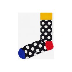 Happy Socks Big Dot Skarpetki Czarny Wielokolorowy. Czarne skarpetki męskie Happy Socks, w grochy, z elastanu. Za 51,95 zł.
