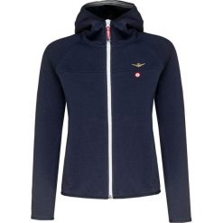Bluza AERONAUTICA MILITARE Granatowy. Niebieskie bluzy damskie marki Aeronautica Militare, bez wzorów, z tkaniny, bez rękawów, z kapturem. Za 720,00 zł.