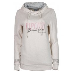 Rip Curl Bluza Damska Beach Lover S Kremowy. Białe bluzy damskie Rip Curl, s, z nadrukiem, bez rękawów, z kapturem. W wyprzedaży za 188,00 zł.