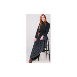 Sukienka IZABELL. Szare sukienki dziewczęce marki 3 for u, w paski, z długim rękawem, długie, rozkloszowane. Za 249,00 zł.