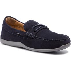 Mokasyny GEOX - U Xense Mox C U62D3C 00022 C4002 Navy. Niebieskie mokasyny męskie Geox, ze skóry. W wyprzedaży za 299,00 zł.