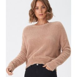 Sweter - Beżowy. Brązowe swetry damskie House, s, bez wzorów, bez kołnierzyka, bez kaptura. Za 89,99 zł.