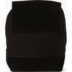 Kapten and Son - Damski plecak z dodatkiem skóry – Oslo, czarny. Czarne plecaki damskie Kapten and Son, bez wzorów, ze skóry. Za 499,95 zł.
