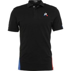 Koszulki polo: le coq sportif TENNIS Koszulka polo black/cobalt/pur rouge