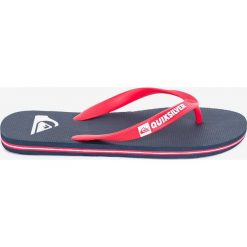 Quiksilver - Japonki. Czerwone kapcie męskie Quiksilver, bez wzorów, z materiału. W wyprzedaży za 59,90 zł.