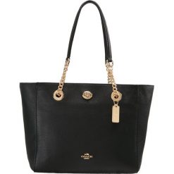Torebki klasyczne damskie: Coach TURNLOCK CHAIN TOTE Torebka black